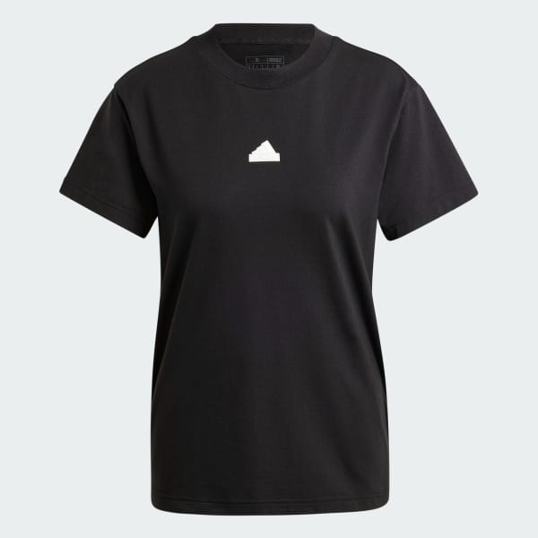 Black Embroidered T-Shirt