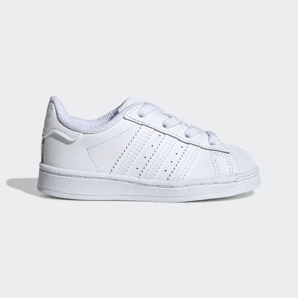 Bocadillo objetivo Repetido Zapatillas Superstar blancas para bebés | adidas España