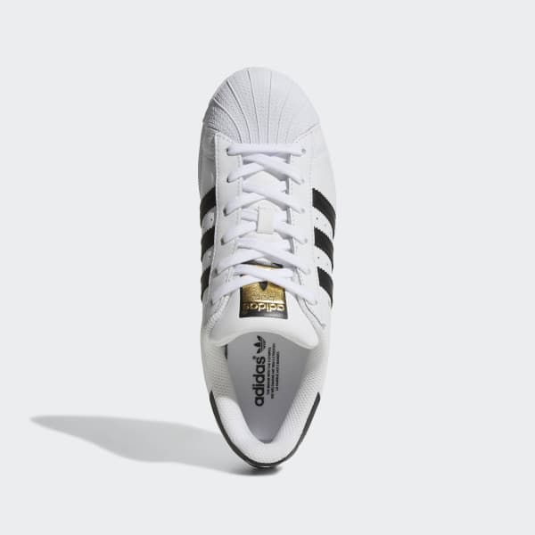 adidas superstar white with black stripes womens