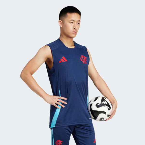 Azul Camisa Treino Sem Mangas CR Flamengo Tiro 24