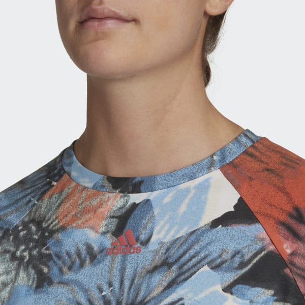 Rod Allover Print Cropped Tee MME52