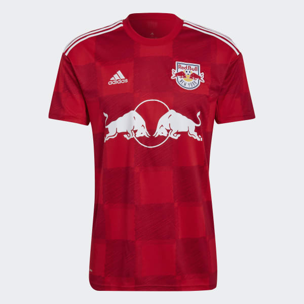 New York Red Bulls MLS Adidas Men's Vivid Red Short Sleeve Goalkeeper Jersey