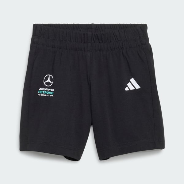 Svart MERCEDES - AMG PETRONAS FORMULA 1 TEAM DNA BABY JOGGINGSET KORTÄRMAT