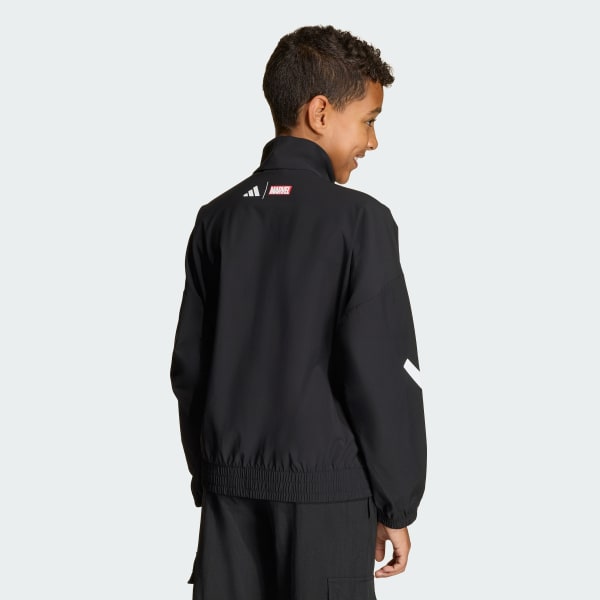 Sort adidas Real Madrid Avengers Z.N.E. Anthem jakke til børn