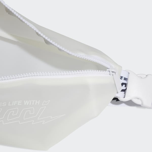 white adidas waist bag