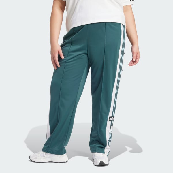 adidas Adibreak Tracksuit Bottoms Plus Size Green adidas UK