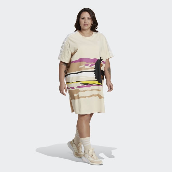 Beige Abito Thebe Magugu Tee (Curvy) VZ609