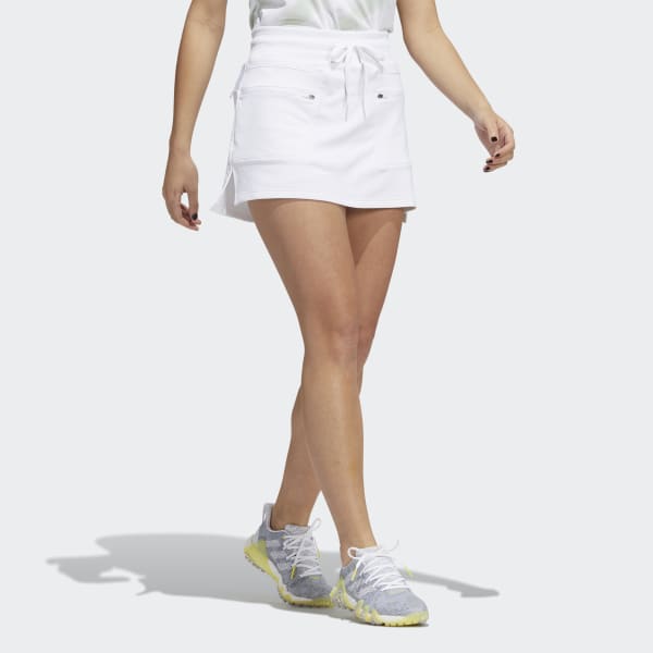 adidas Warp Knit Golf Skort - White | Women's Golf | adidas US