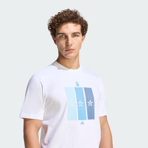 สีขาว เสื้อยืด Argentina Home