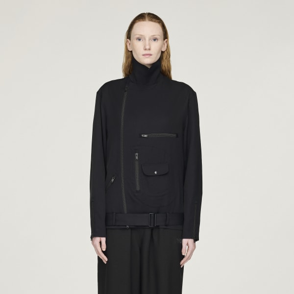 ジャケット・アウター Y-3 ADIDAS RAYON TWILL HOODED TOP M アディダス Y-3 RAYON TWILL BLOUSON - ブラック | アディダス ジャパン