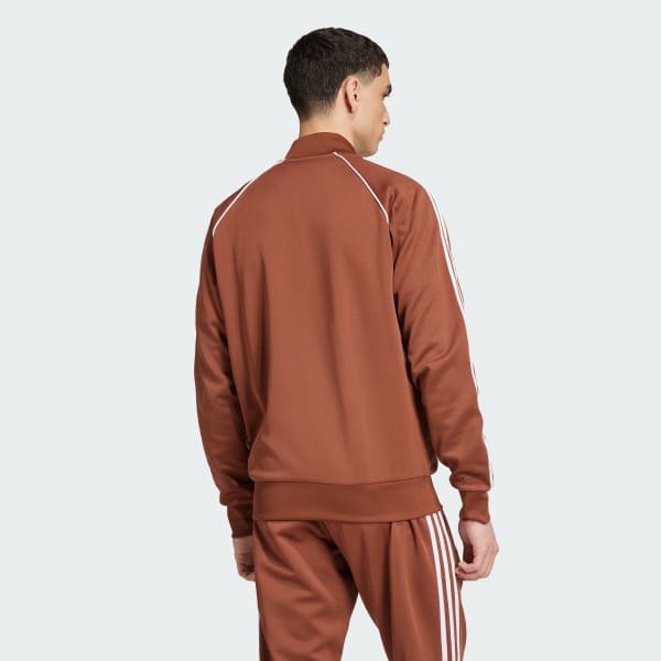 adidas Adicolor Classics SST Track Jacket - Brown | Free