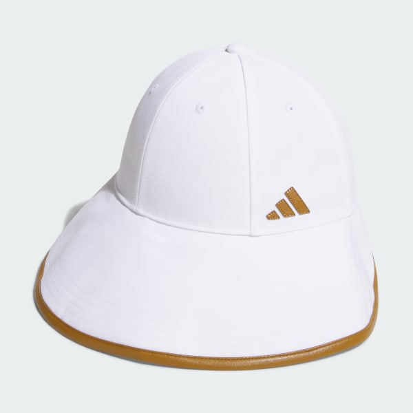 White 와이드 브림 햇