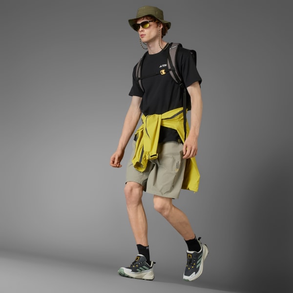 Đen Áo Thun Graphic Nat Geo AEROREADY (Unisex)