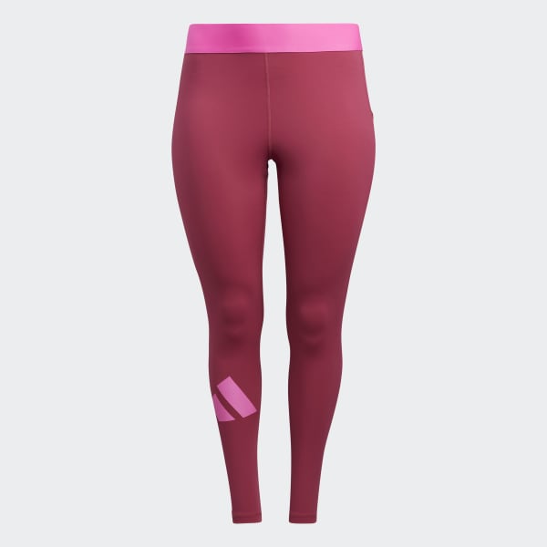 Rose Tight Techfit Life Mid-Rise Badge of Sport Long (Grandes tailles) JKA00