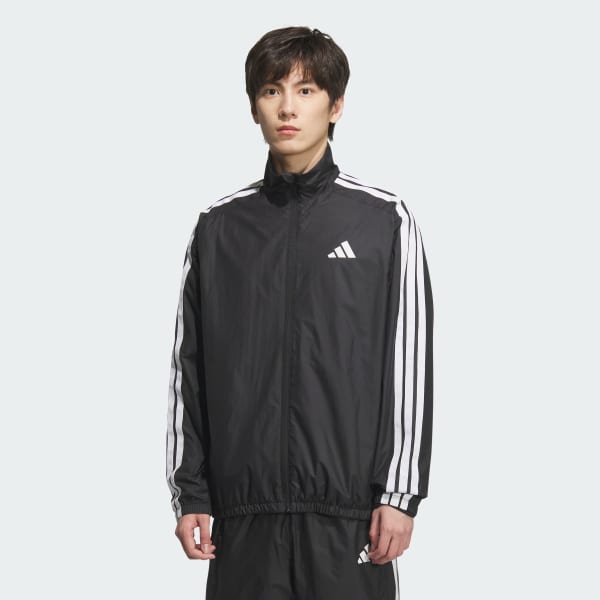 アディダス マストハブ スリーストライプス 起毛トリコット素材の裏地