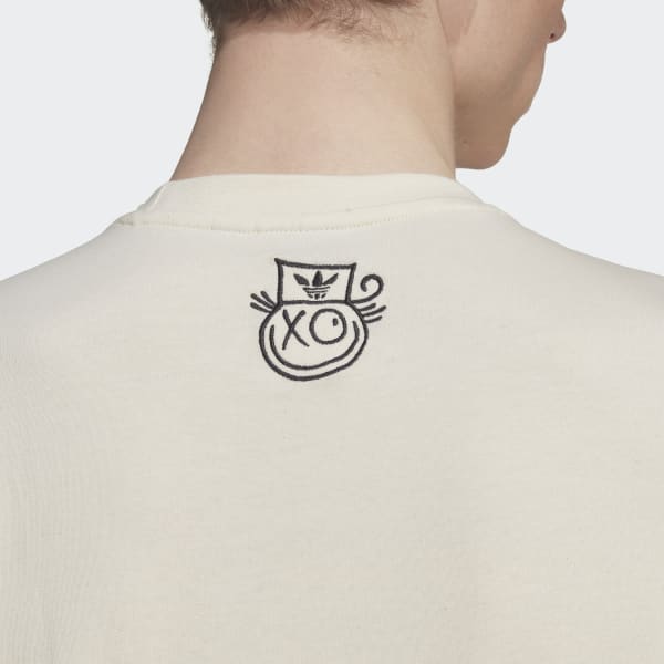 Weiss adidas Originals x André Saraiva T-Shirt ZA974