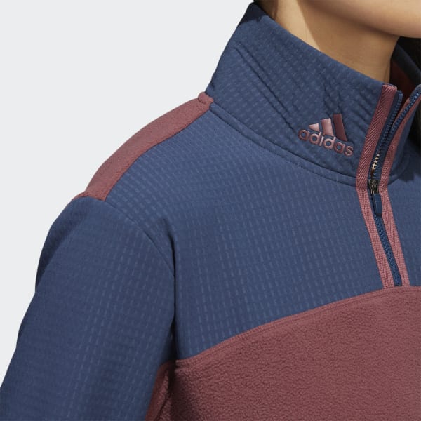 Purpurová Bunda 1/4-Zip Fleece VW474