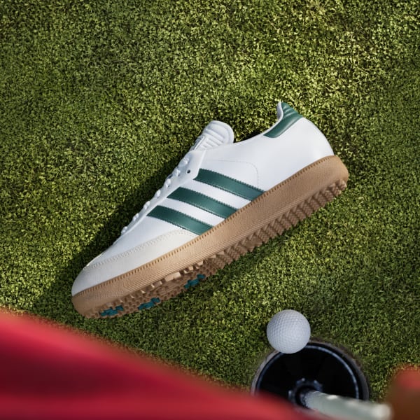 adidas Samba Spikeless Golf Shoes - White | Free Shipping