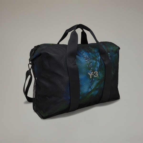 Black Y-3 Mesh Weekender Bag