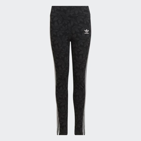 adidas Mallas Estampadas Corte Alto Gris adidas Mexico