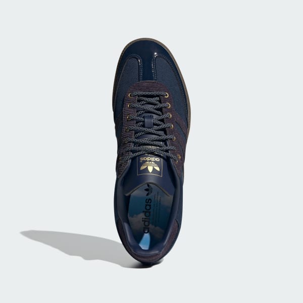 Adidas black and blue trainers online