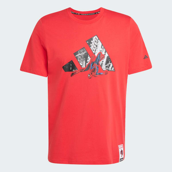 Rojo Camiseta adidas ©Marvel Spider-man Logo