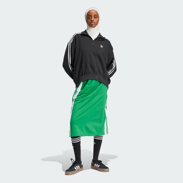 adidas Adicolor 1 2 Zip Crew Sweatshirt Schwarz adidas Deutschland