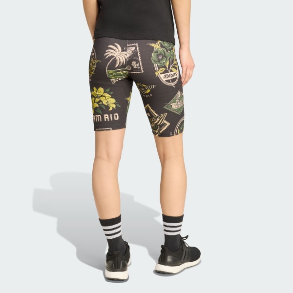 Zwart adidas X Farm fietsshort