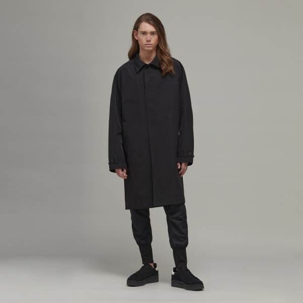 Nero Y-3 Classic Dorico Nylon Car Coat
