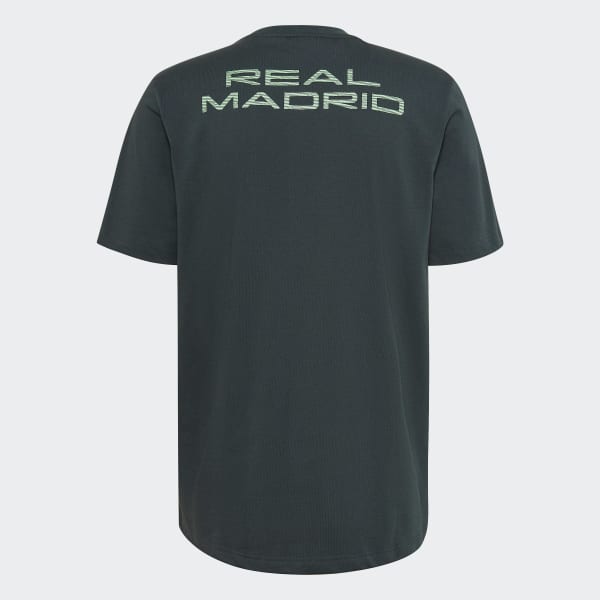 Grun Real Madrid Tiro 21 Lifestyler Heavy Cotton T-Shirt ZJ780