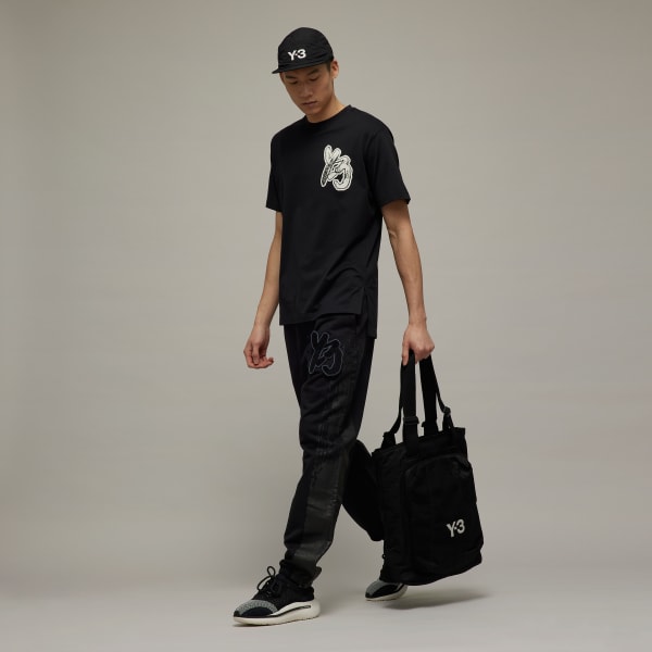 Negro Camiseta manga corta Brushstroke Graphic Y-3
