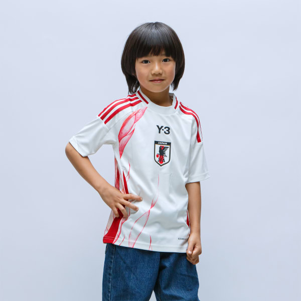 White Japan x Y-3 24 Away Jersey Kids