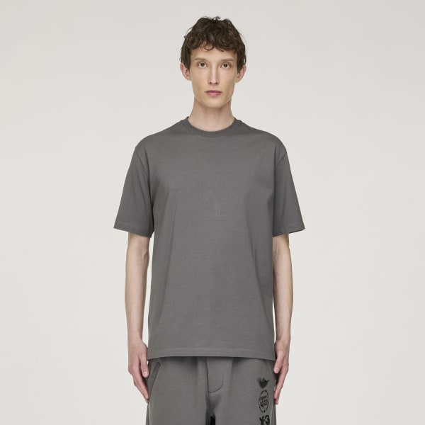 アディダス Y-3 Graphic Short Sleeve Tee - グレー