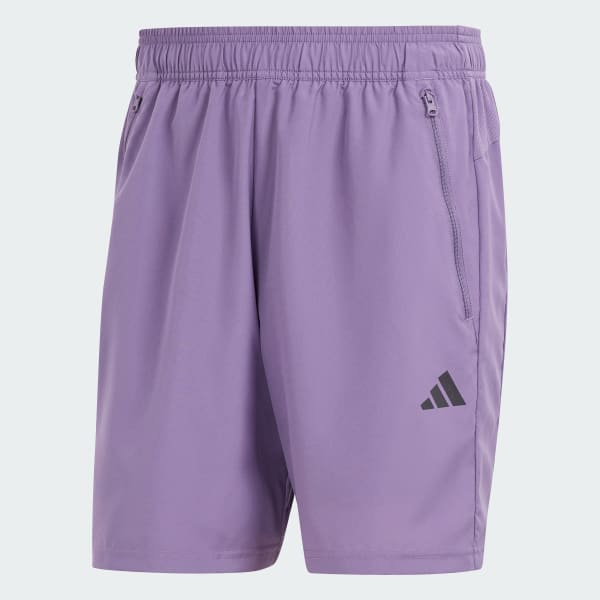 adidas Train Essentials Woven Training Shorts Purple Free Shipping with adiClub adidas US