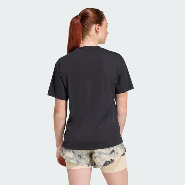 Hitam Tee adidas adi365 Running Essentials