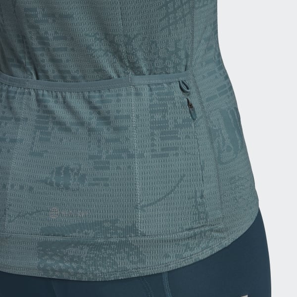 zelená Dres The Parley Short Sleeve Cycling