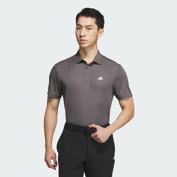 สีน้ำตาล เสื้อโปโล AEROREADY Back 3-Stripes