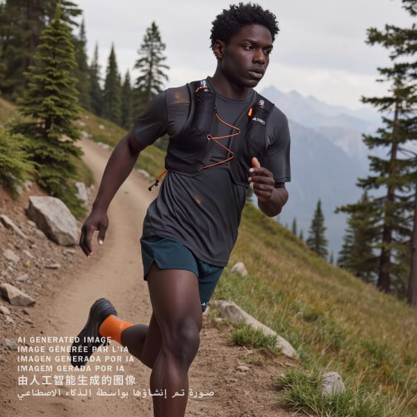 Noir Veste sans manches Terrex Trail Running Techrock 5 L