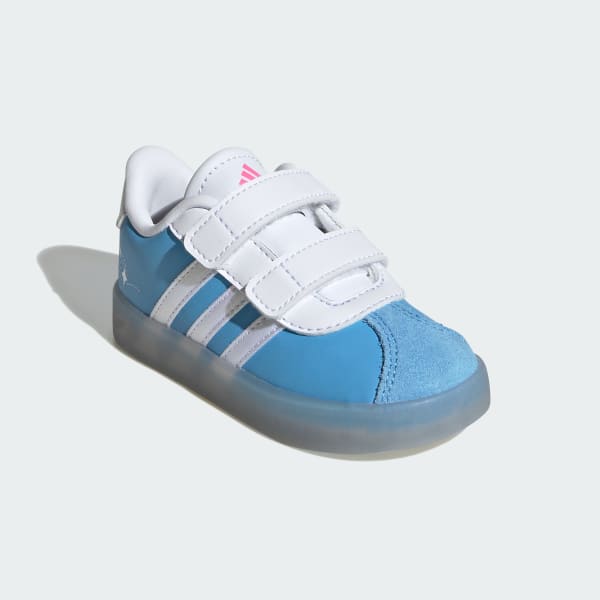 Blue adidas Disney Cinderella VL Court 3.0 Shoes Kids