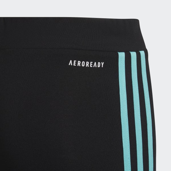 Czerń Designed 2 Move 3-Stripes Tights