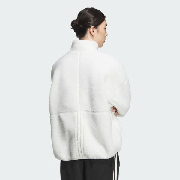 White 머스트해브 스몰 로고 루즈 핏 BOA 재킷