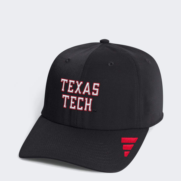 adidas Texas Tech Slouch Adjustable Hat - Black | Free Shipping