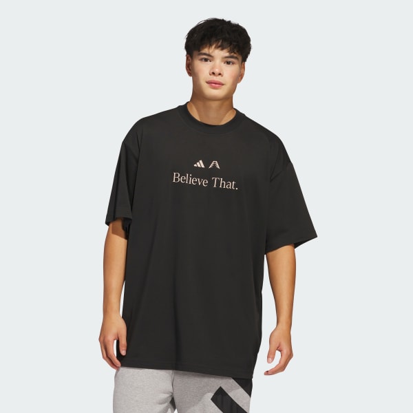 Negro Polera Believe That  Anthony Edwards