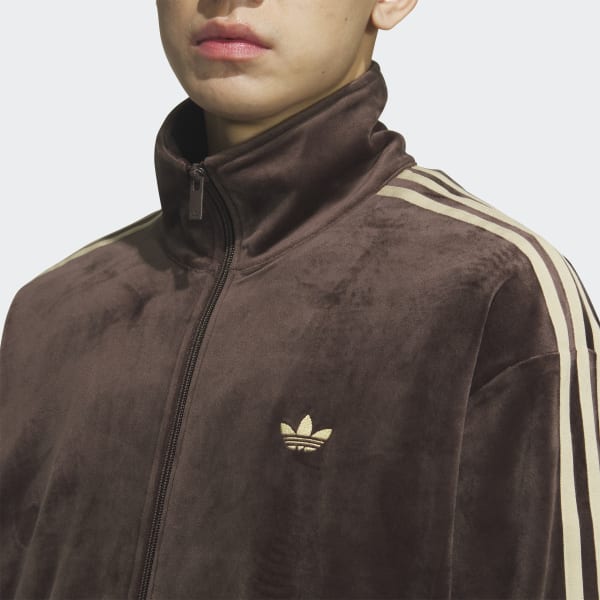 adidas FB TT VELOUR Track Top - Brown | adidas Deutschland