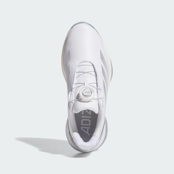 【ほぼ新品】adidas ゴルフシューズ ホワイト スパイクソール adidas 2024年モデル アディダス レディース コードカオス 25