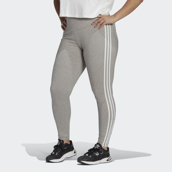 Adidas Women's 7/8 3 Stripe High Waist Active Tight Leggings, Black/White  Small - Walmart.com
