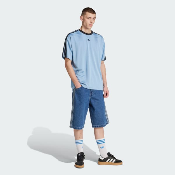 modrá Žakárový dres adidas Adicolor