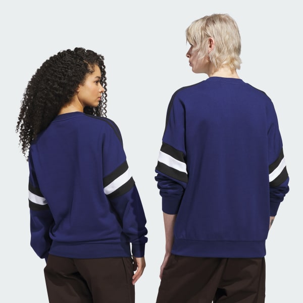 Blue SKATEBOARDING VINTAGE INSPIRED CREWNECK SWEATSHIRT