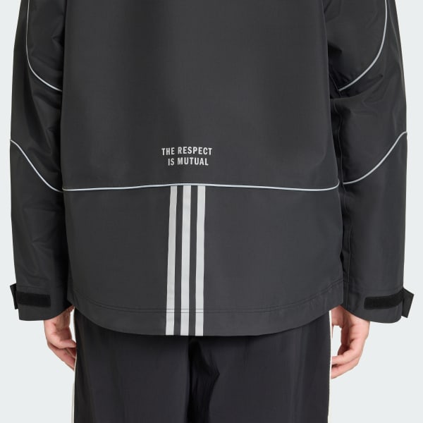 アディダス シェルジャケット バイ コンソーシアム - ブラック
