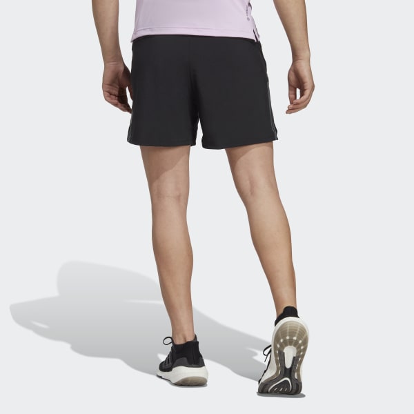 Svart AlphaStrength Woven Zip Shorts DMQ46